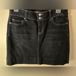 White House Black Market Denim Mini
